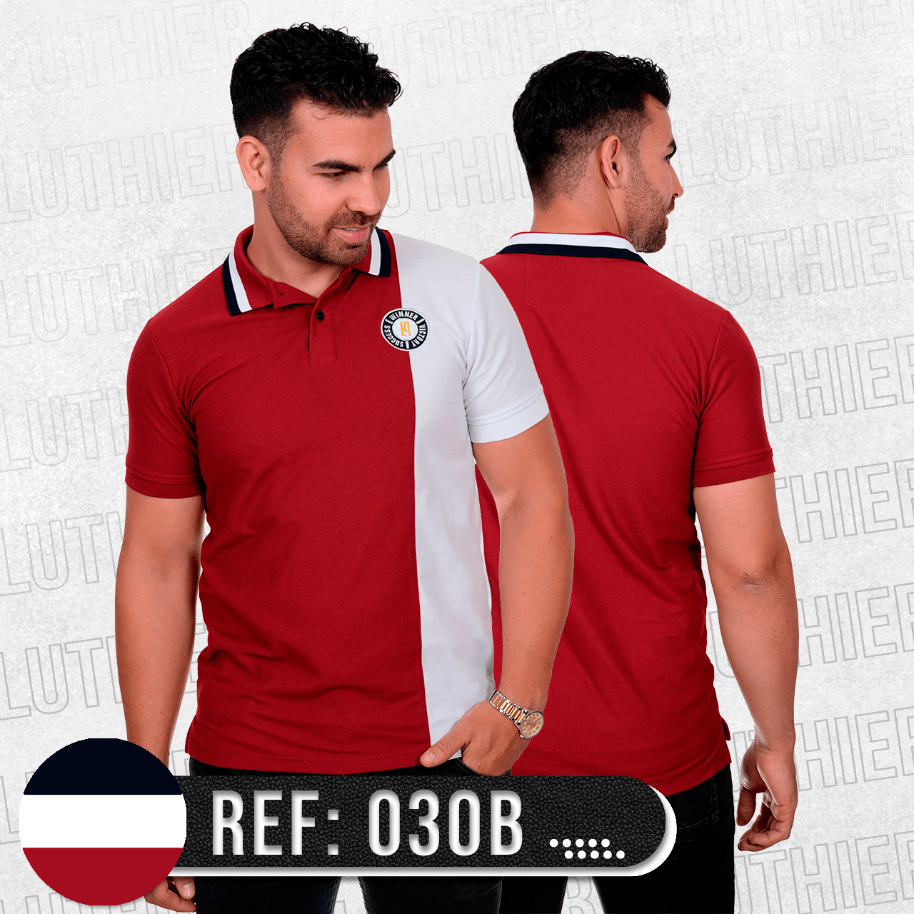 CAMISETA TIPO POLO PROMO PACK X 3 UND