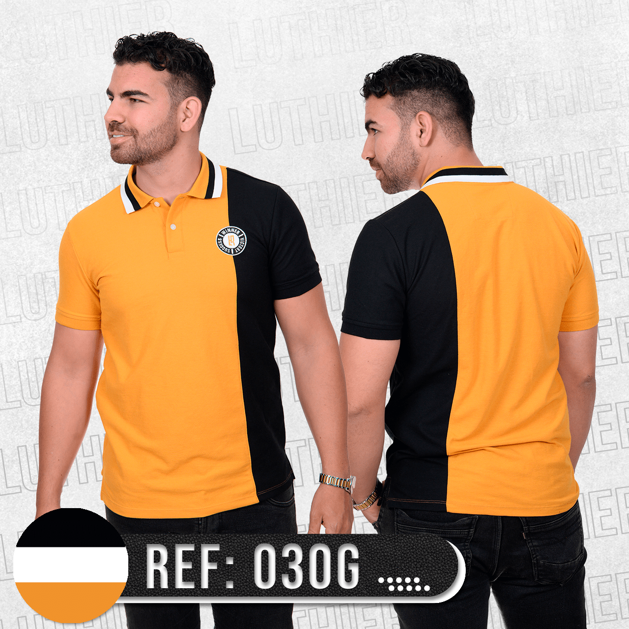 CAMISETA TIPO POLO PROMO PACK X 3 UND