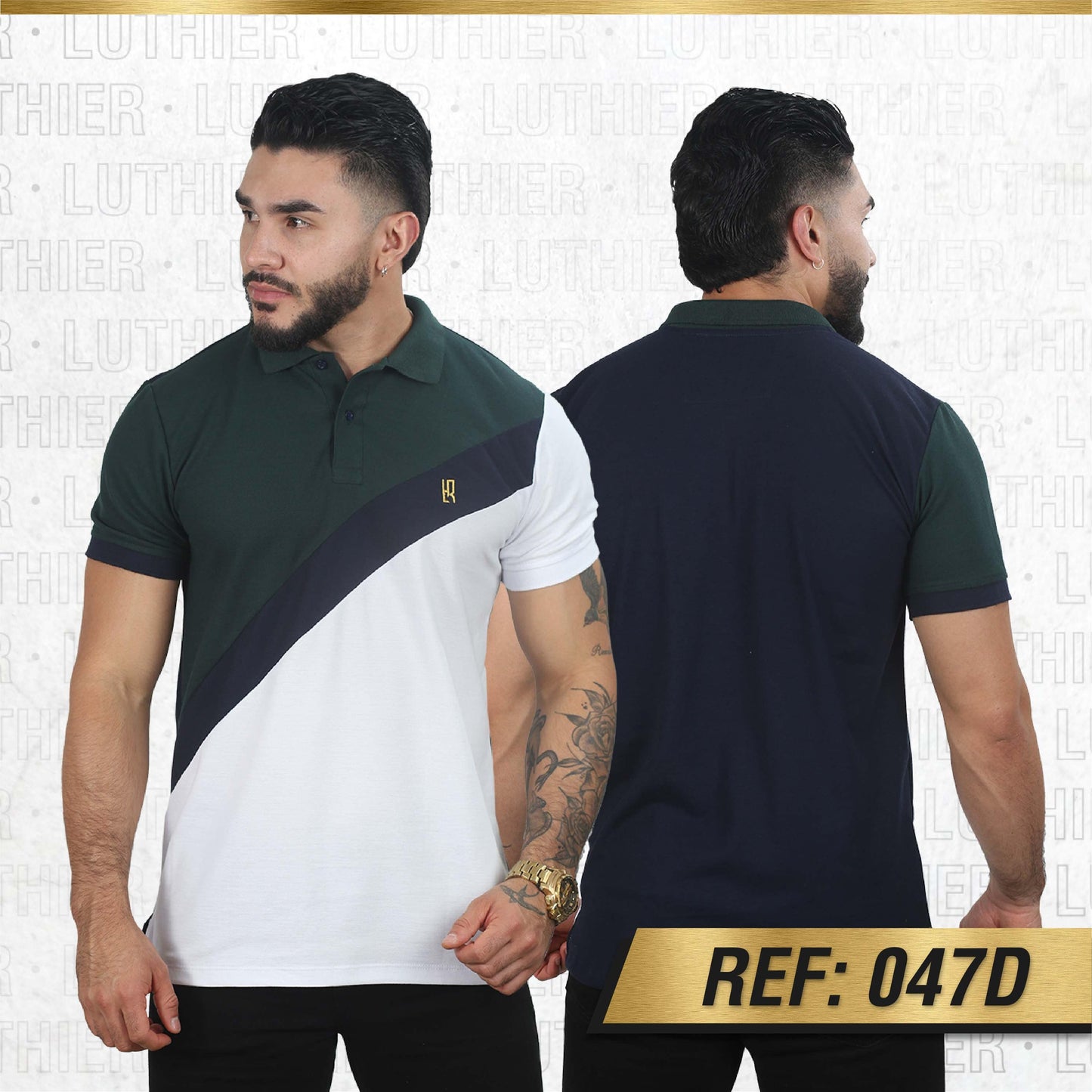 CAMISETA TIPO POLO PROMO PACK X 3 UND